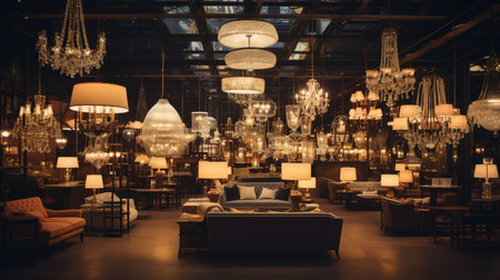 glow lighting storeの素材