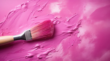 softness pink paint brushの素材