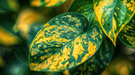 leaf golden pothosの素材