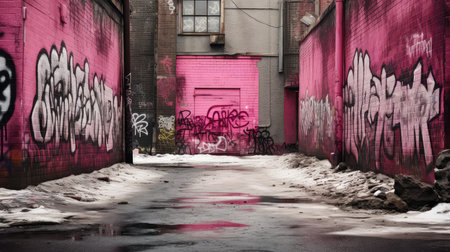 urban pink grungeの素材
