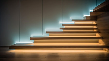 led stair lightingの素材
