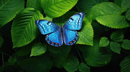 vibrant indigo blueの素材