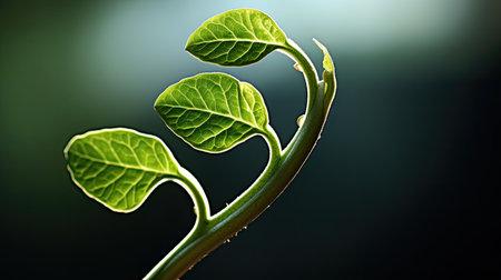 intricate sprouting leavesの素材