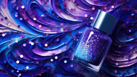 sparkle purple and blue glitterの素材