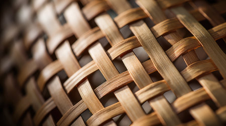 patterns woven bambooの素材