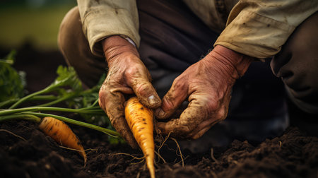 farmer yellow carrotの素材