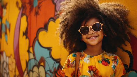 beautiful brown skin girlの素材