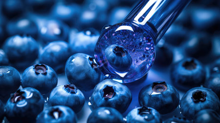 berry blue dropper bottleの素材