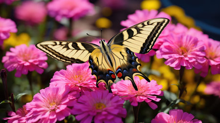 flower yellow pinkの素材