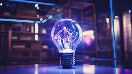 neon light bulb globeの素材