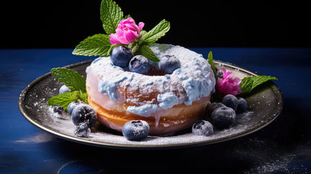 icing blue donutの素材