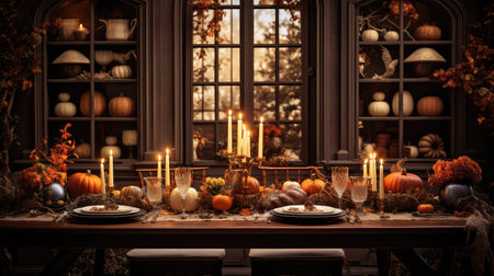 room thanksgiving darkの素材