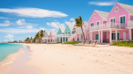 scene pink housesの素材