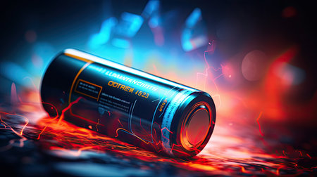 close battery illustrationの素材
