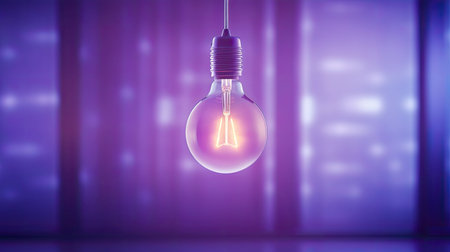 fixture lightbulb purpleの素材