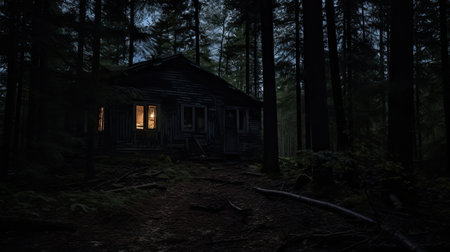 dimly dark cabinの素材