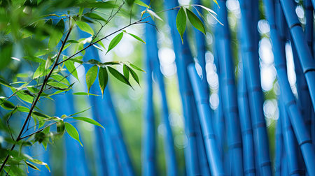 tall blue bambooの素材