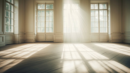 shadows blurred interior empty roomの素材