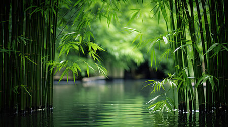 lush bamboo waterの素材