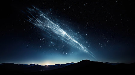 transparency shooting star transparentの素材