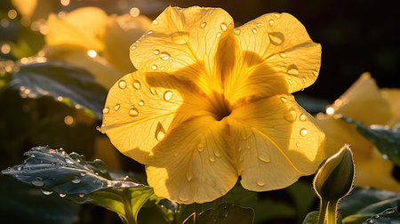 light petunia yellowの素材