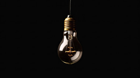 gravity light bulb hangingの素材