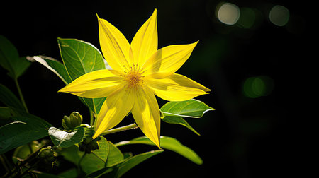 garden yellow starの素材