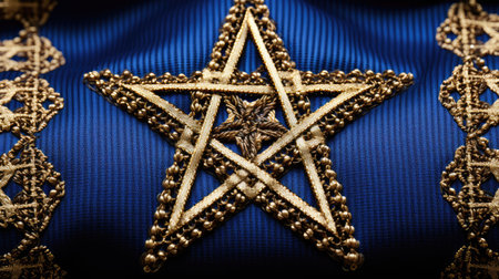 tradition star of david patternの素材