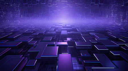 vibrant purple technology backgroundの素材