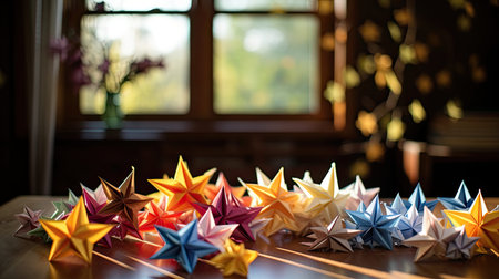 whimsical paper starsの素材