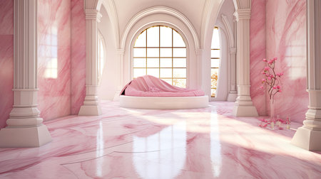 floor pink marble paintの素材