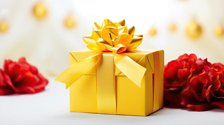 box yellow giftの素材