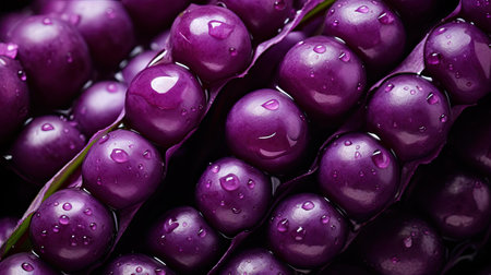 vibrant purple peasの素材