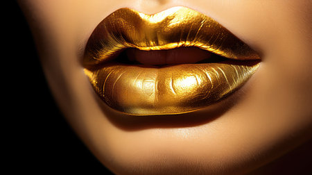 shimmering golden lipsの素材