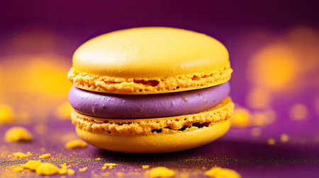 shot yellow purpleの素材