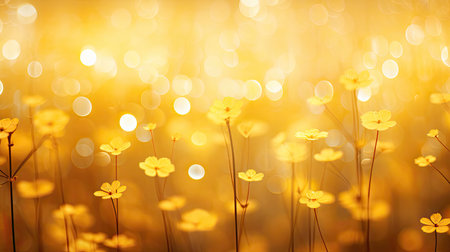 tale yellow bokehの素材