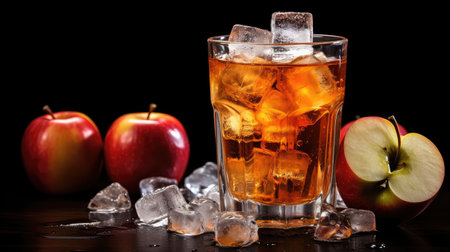 beverage diet apple fruitの素材