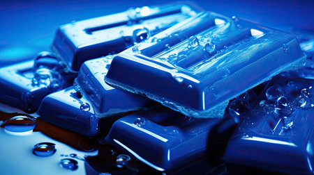 chocolate blue candyの素材