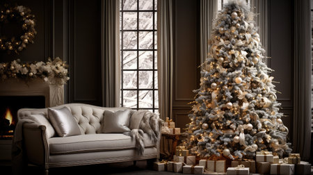 reflective silver garlandの素材