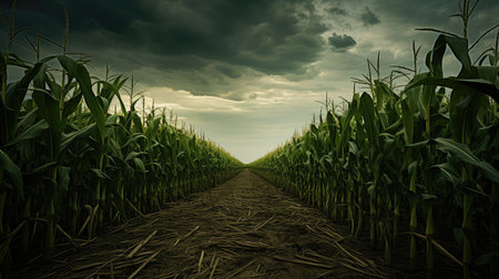sky landscape corn backgroundの素材