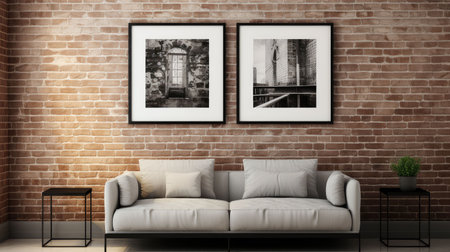 wall blurred modern vintage interior art frameの素材