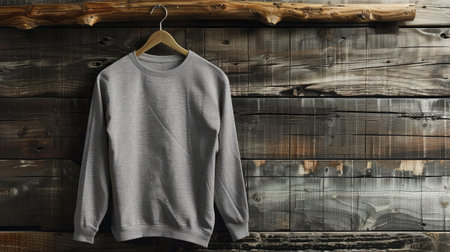 hanger gray shirt mockupの素材