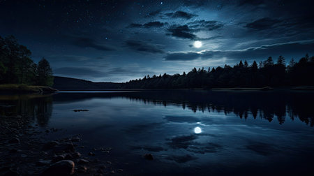 tranquil dark skyの素材