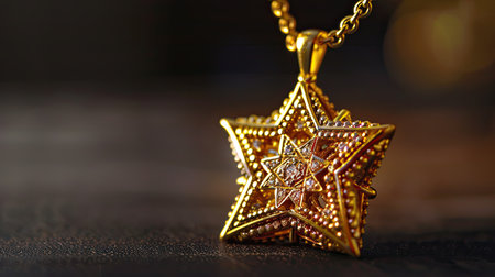 pendant jewish starの素材
