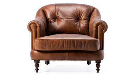 cushions leather brownの素材