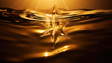reflection starburst gold starの素材