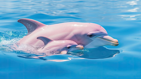 water pink dolphinの素材