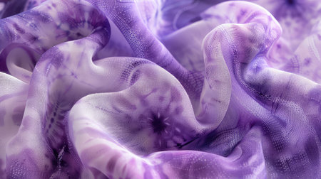 swirls purple tie-dyeの素材