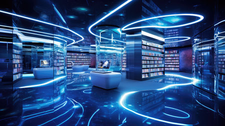 floating library interiorの素材