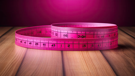 close pink measuring tapeの素材